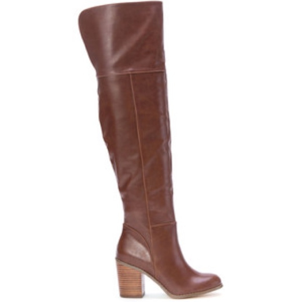 NWT Sociology Tall Patchwork Boot, Dark Rum - Picture 2 of 3